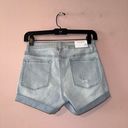 PacSun Light Blue Denim Distressed Super Stretch Denim Shortie Shorts 25 NWT! Photo 4