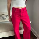 Loft Raspberry wide leg jeans Photo 3