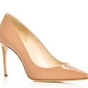 Brian Atwood  Beige Patent Leather Stiletto Heel size 8 Photo 0