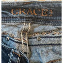 GRACE IN LA  Jeans 30 Bootcut Sequin Embroidered Mid Rise Dark Wash Boho Photo 7