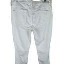 DKNY  White Soho Skinny Lightweight Cropped Denim Jeans Pockets Size 8 Photo 1