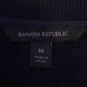 Banana Republic  embellished navy sweatshirt sz M Photo 3