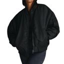 Good American NWT |  Satin Bomber Jacket Photo 1