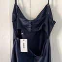 Jason Wu NWT  Blue Satin Midi Dress Photo 5