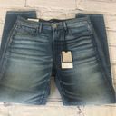 3x1 Women's Size 27 Medium Wash Whiskering Shadow Crop Denim Jeans. Photo 2