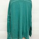 Free People movement all star layer top long sleeve t shirt green large Photo 2