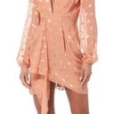 Michelle Mason NWT  Intermix Polka Dot Mini Dress, Blush Pink, size 8, Photo 0