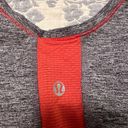 Lululemon Orange & Grey Tank Top Size 2 Photo 3