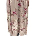 City Chic  Flower Child Faux Wrap Dress Midi Dress Beige Plus Size 16 Photo 3