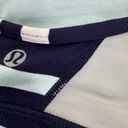 Lululemon  Flow Y Bra IV Discover Stripe White Deep Indigo Size 4 Photo 5