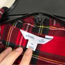 Old Navy  Red Plaid Flannel Button Down Long Sleeve Shirt Casual Comfy XL Photo 2