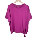 Calia by Carrie  Underwood Women's Side Tie Crew Neck Short Sleeve Tee Size XL Photo 2