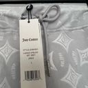 Juicy Couture Grey Silver Embossed Velour Jogger Pants Y2K NWT Photo 4