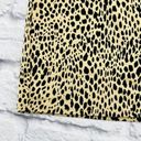 Brandy Melville  Mini Pencil Skirt Women's Size 3 Tan Black Leopard Print Stretch Photo 2