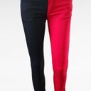 Tripp NYC  Black & Red Split Leg Skinny Jeans Size 1 Photo 1