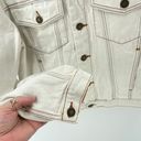 J. Galt  Women's White Jean Denim Trucker Jacket Size Small S PacSun Photo 6