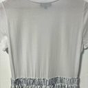 Donna Karan Tshirt dress with striped flowy handkerchief skirt size medium Photo 2