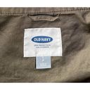 Old Navy NEW  Womens Olive Green Floral Embroidered Utility Field Cargo Jacket S Photo 9