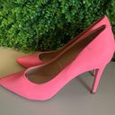 mix no. 6 Lill Fushia Leather Pointy Toe Dress Pumps Heels Shoes - Size 10 Photo 4