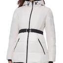 Guess  White Lightweight Puffer Belted Jacket(Size Small) Photo 0