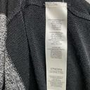 Chico's  Grey Duster Cardigan 1 3/4 Sleeve Open Front Long Line Metallic Photo 4