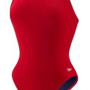 Speedo Train II Guard Flyback red lifeguard swimsuit sz 28 NWT Photo 0