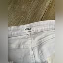 Pistola  High Rose Denim Cropped Jeans Frayed Hem White Size 29 Photo 9