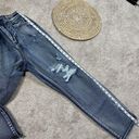 Judy Blue  Boyfriend Fit Denim Jeans High Rise Distressed Medium Wash Blue 15/32 Photo 15