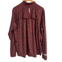 Xersion  Women’s Burgundy Mock Neck Long Sleeve Quarter-Zip Pullover Size XXL Photo 1