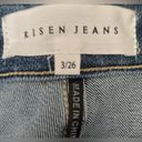 Risen  - HIGH RISE WIDE STRAIGHT LEG VINTAGE WASH JEANS. SIZE 26 NWT Photo 3