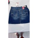 Levi’s Levi's Womens Raw Edge Straight Denim Jean Mini Skirt Blue Medium Wash Size 8 Photo 7