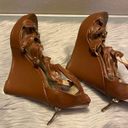 Guess  Brown Gladiator Style Wedges Photo 6