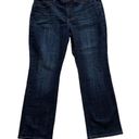 Lee  Jeans Regular Fit Dark Wash Mid Rise Secretly Shapes Straight Leg Size 16S Photo 0