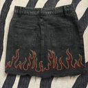 Honey Punch Bedazzled Flame Mini Skirt Photo 2