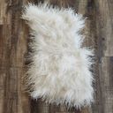 The Bar  Andre Dress in Blanc White Size 2 Feathers One Shoulder Mini Photo 4