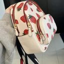 Coach  Mini Court Backpack With Wild Strawberry Print CH328 Photo 1