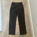 White Fox Boutique Mid Rise Black Baggy Jeans Photo 4