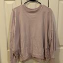 Aerie Purple Oversized Sweater Photo 0