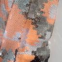 Crystal Doll Orange/gold/black/white sequin dress!!! 🧡🖤 Photo 3