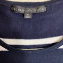 Preston & York  Navy Blue & White Striped Tank Photo 3