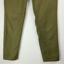 Bit & Bridle Womens Straight Leg Canvas Flannel Lined Pants Sz 10 Olive Green Photo 7