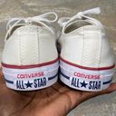 Converse All Star Low Tops Lace Up White Shoes Women’s 8 Photo 4