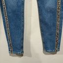 Topshop  Jeans Womens 26 High Rise Skinny Jamie Beaded Side Stripe Stretch Denim Photo 3