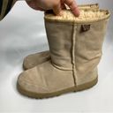 Krass&co Australian Boot  cream leather boots cow suede sheep fur unisex size Photo 2