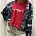 Reworked Flannel Shirt Size L Photo 0