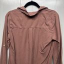 Thread and Supply  1/2 Button Long Sleeve Women's Shirt Size Medium Photo 6