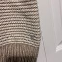 American Eagle  brown and beige striped short sleeve sweater in large Photo 1