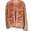 Chelsea28  Faux Fur Jacket in Pink Size Medium NWT Photo 4