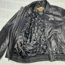 Harley Davidson VINTAGE  embroidered leather bomber jacket coat Photo 6