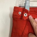 Urban Outfitters  UO BDG Bright Coral Orange Crop Straight Leg High Rise Pants Photo 2